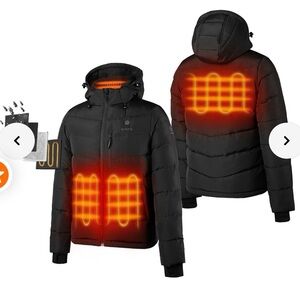 Ororo HEATED Down Filled Rechargeable Jacket Mens Size XL